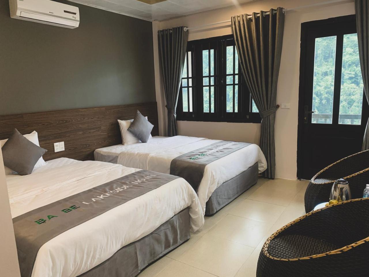 Ba Be Lakeside Bungalow Hotell Coc Pouc Eksteriør bilde